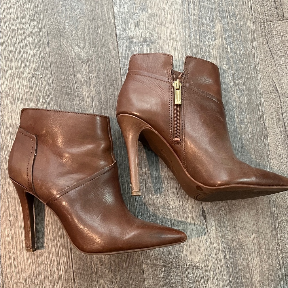 Jessica Simpson Chocolate Heeled Boots